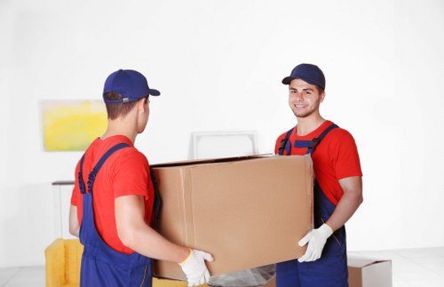 Staff training in manual handling and equipment use for removals
