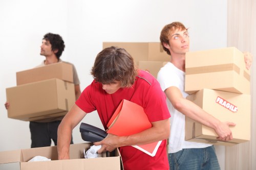 Local movers handling business equipment and furniture in Deptford