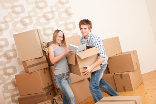 Vehicle loading for a house removal in South East London